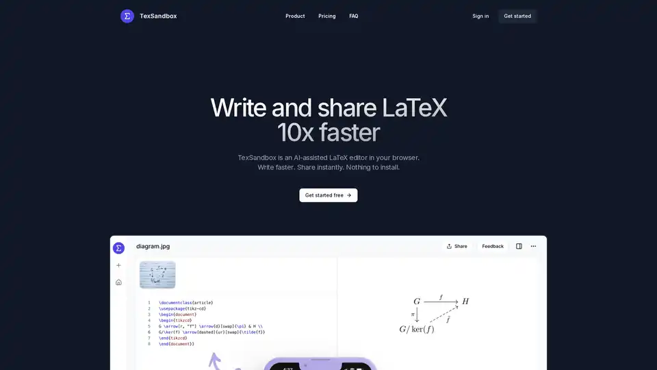 TexSandbox