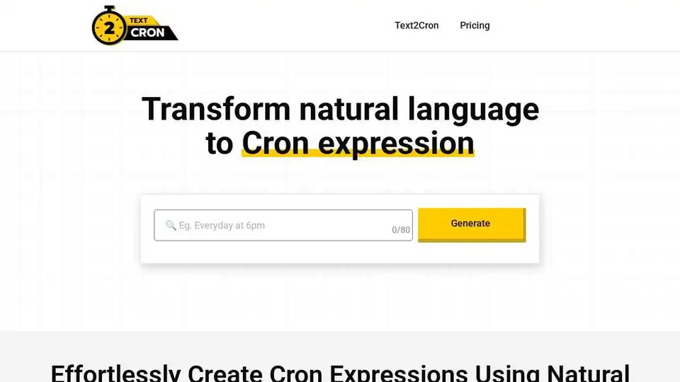 Text2Cron