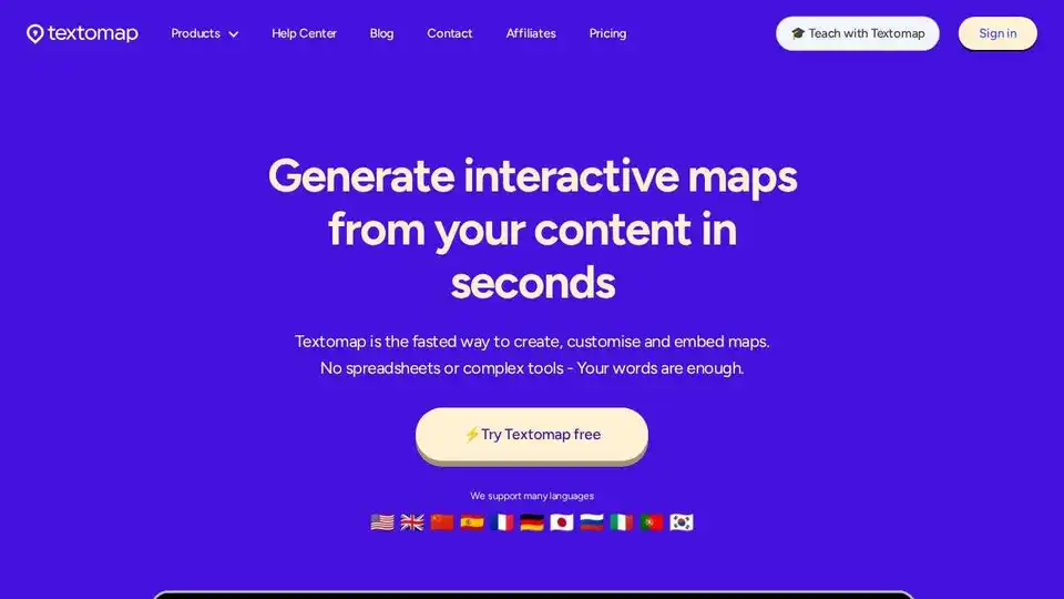 Textomap