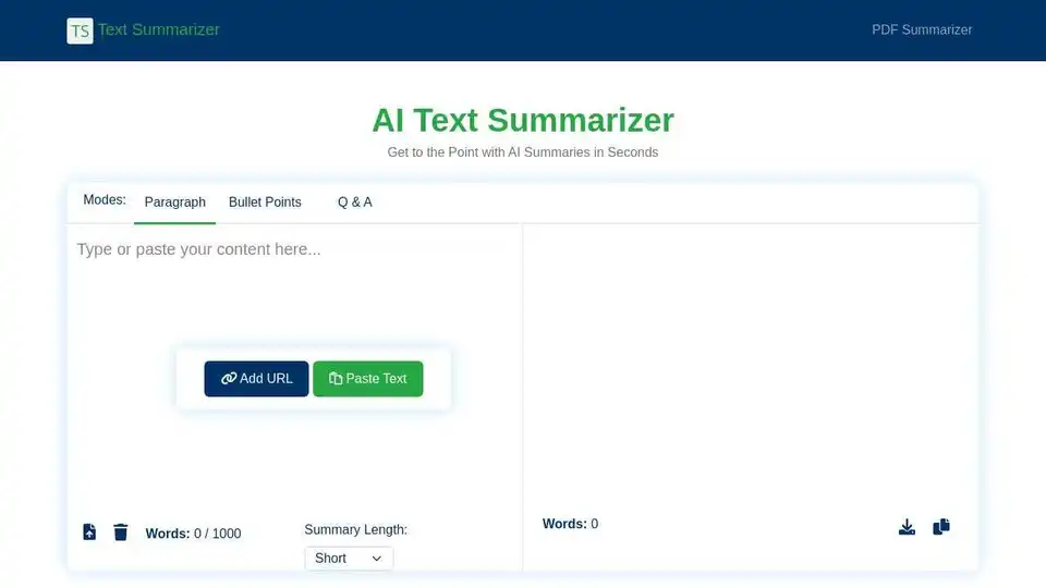 AI Text Summarizer