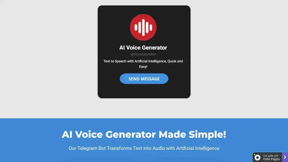 AI Voice Generator Bot
