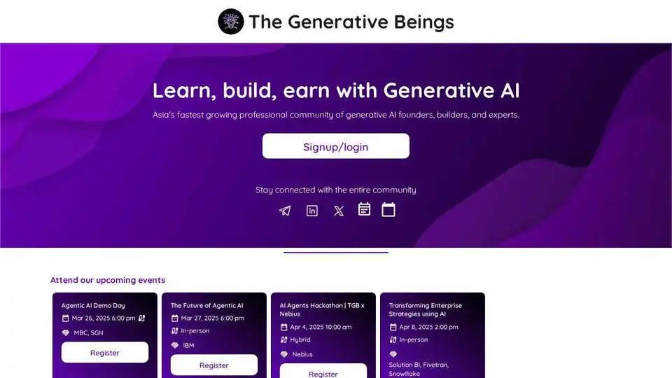The Generative Beings