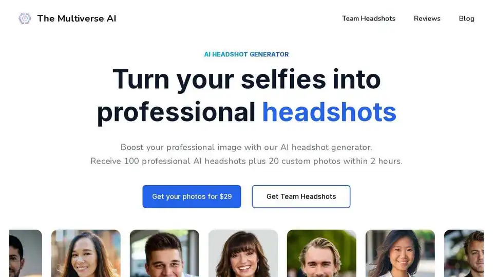 AI Headshot Generator For Professionals