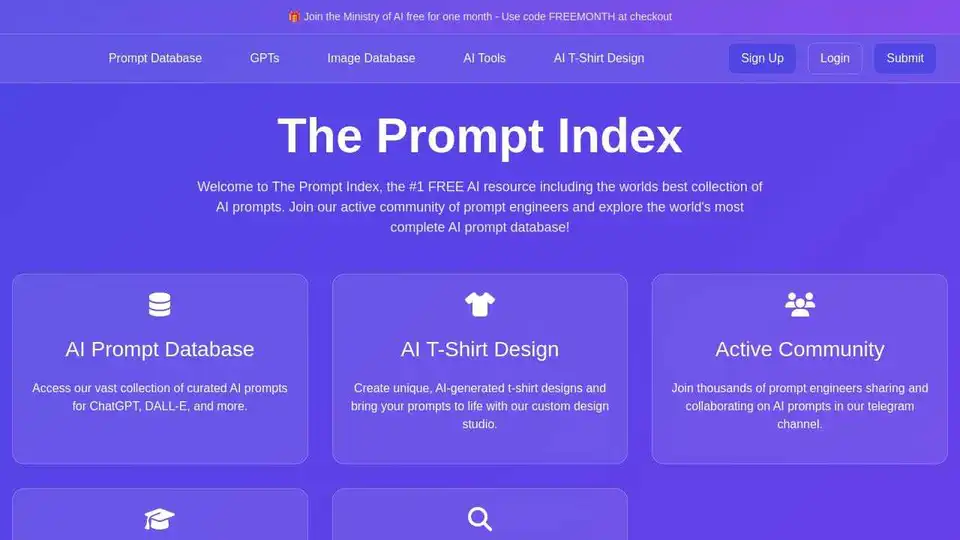 The Prompt Index