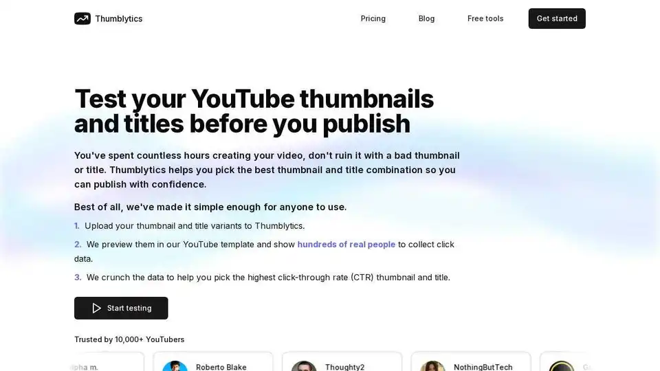 Thumblytics