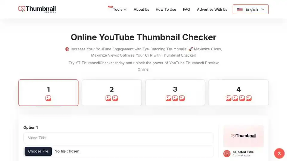 YouTube Thumbnail Checker