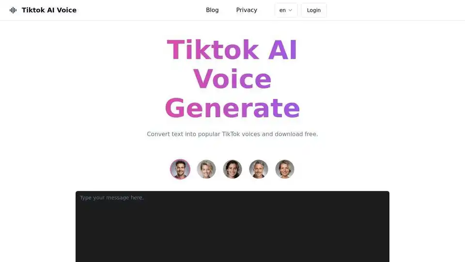 Tiktok AI Voice