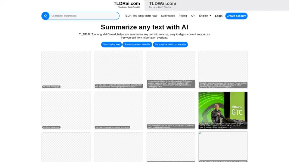 TL;DR AI