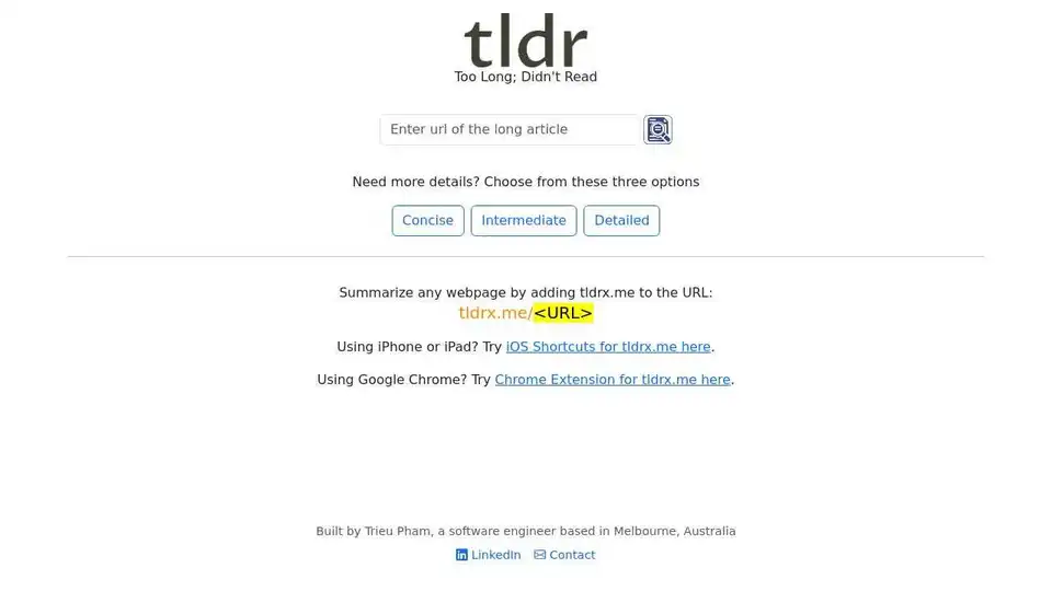 tldr