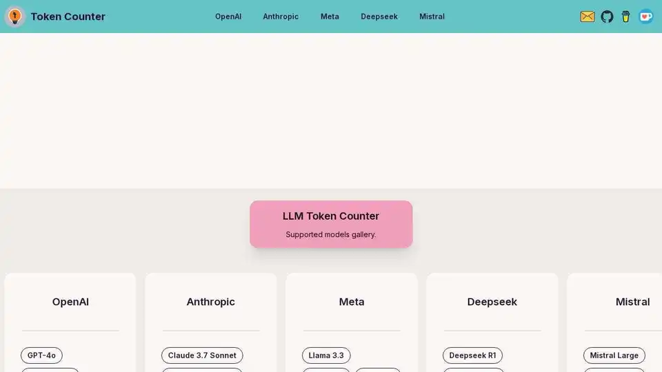 All in one LLM Token Counter