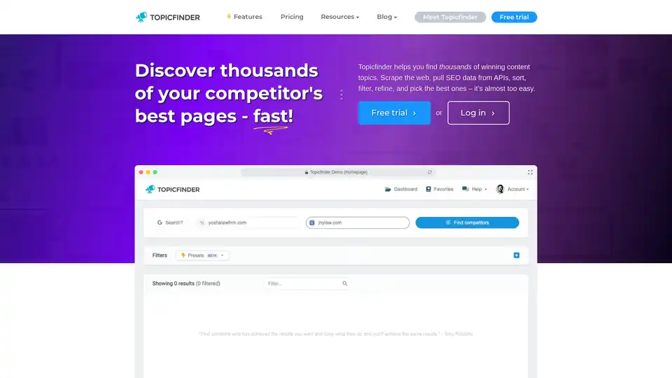Topicfinder