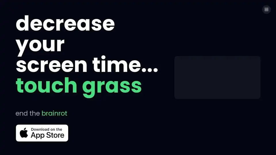 touch grass