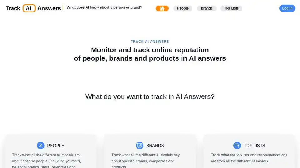 Track AI Answers