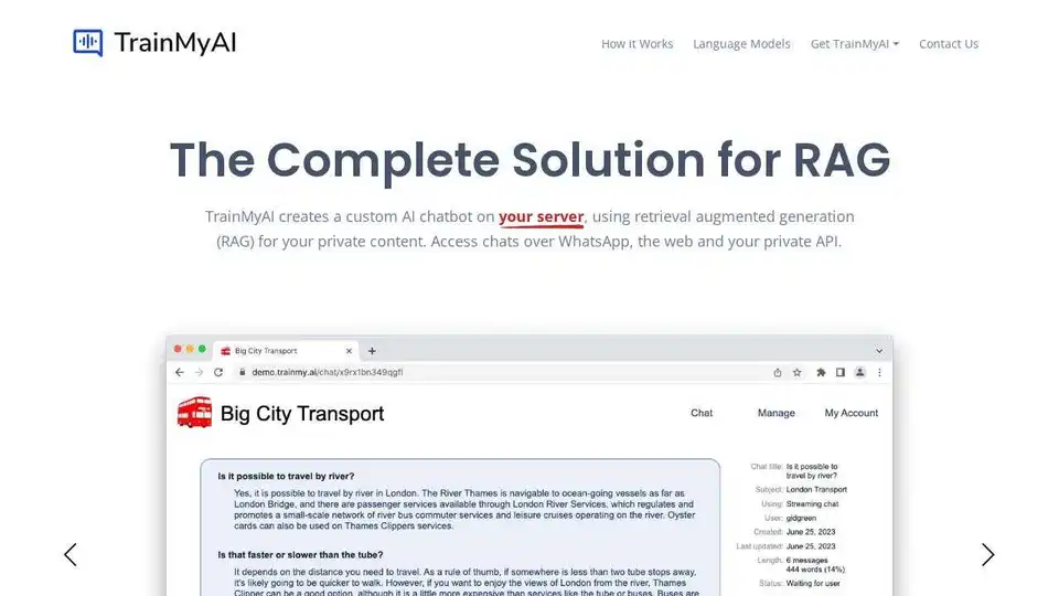 TrainMyAI