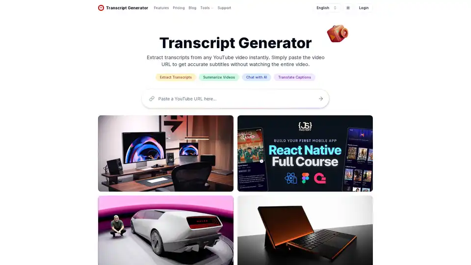 Transcript Generator