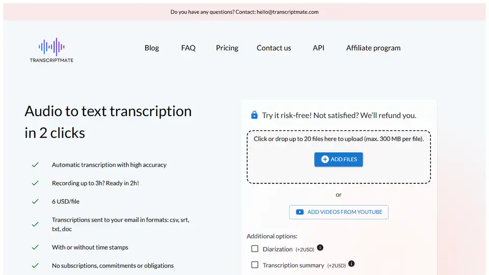 Transcriptmate