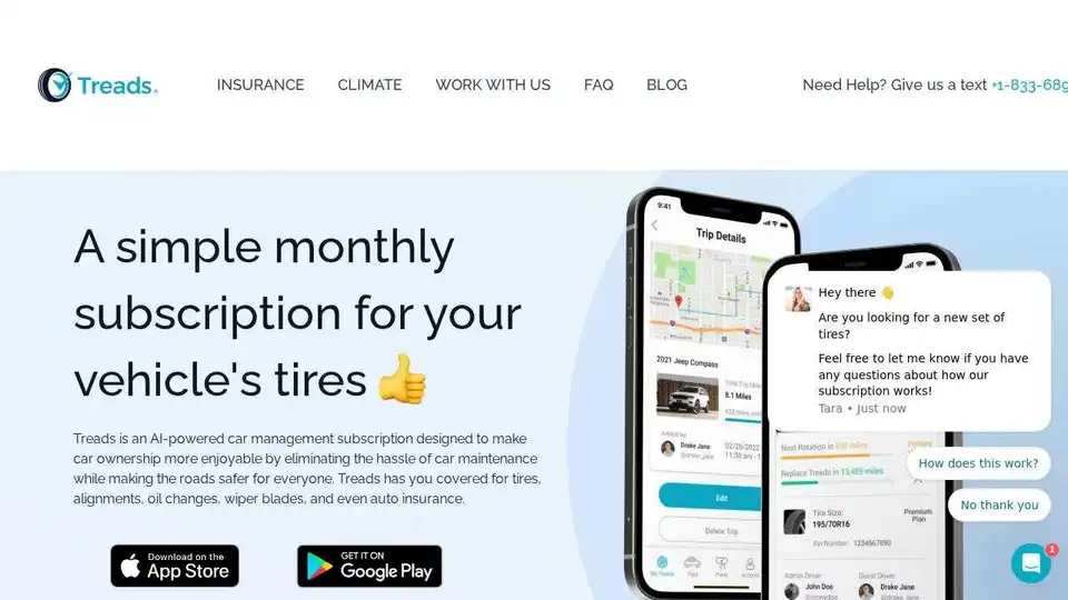 Treads Tire Subscription
