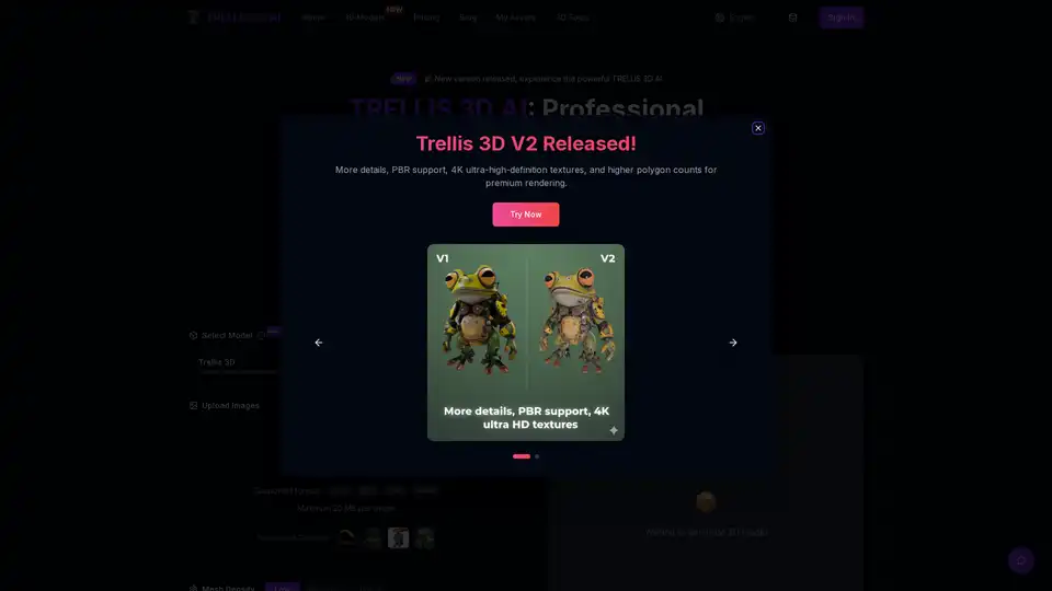 TRELLIS 3D AI