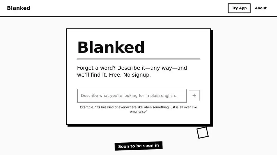 Blanked
