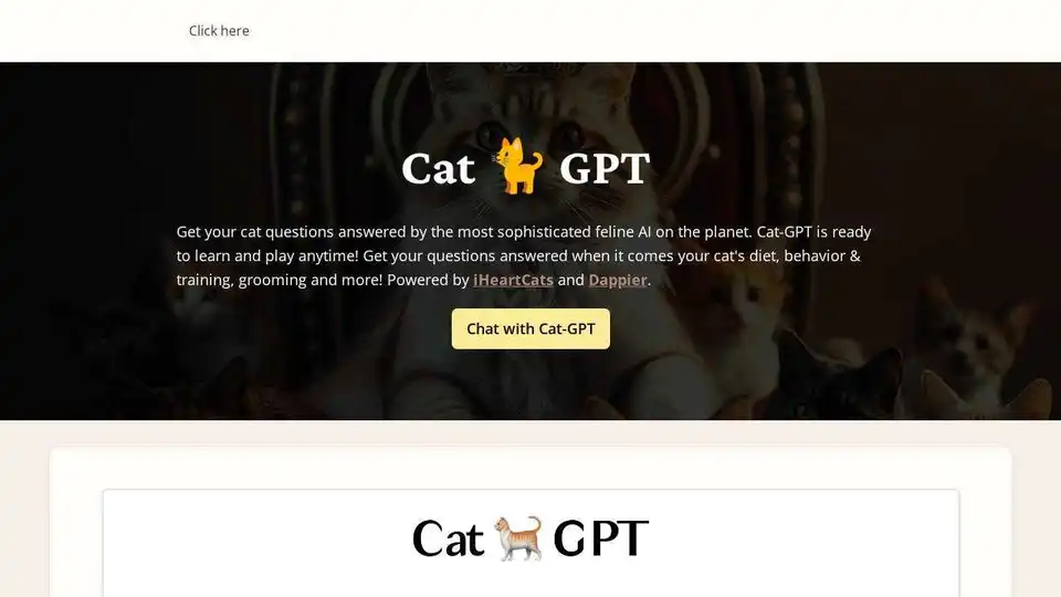 Cat GPT