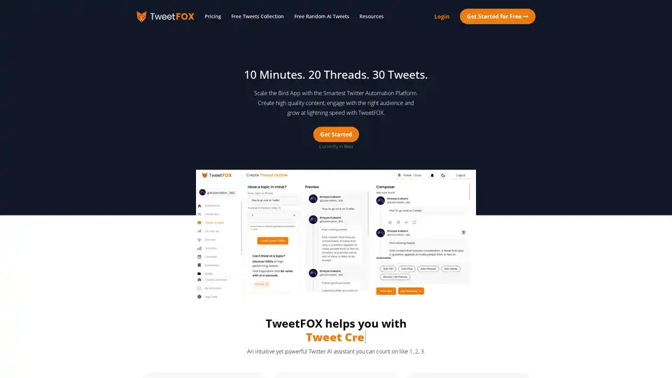 TweetFOX