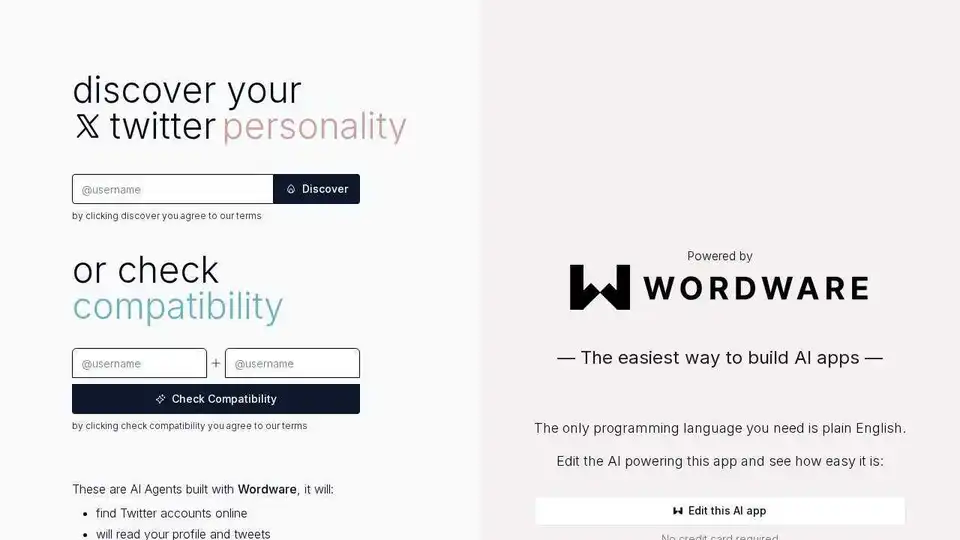 Twitter Personality - AI Agent