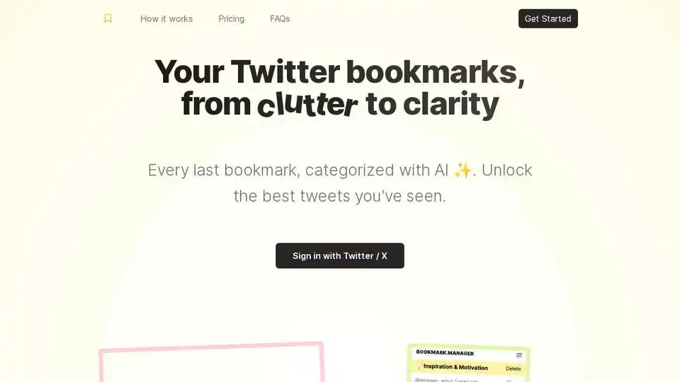 Bookmarks Manager