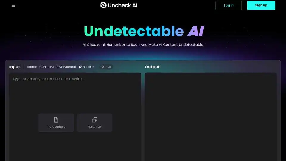 Uncheck AI