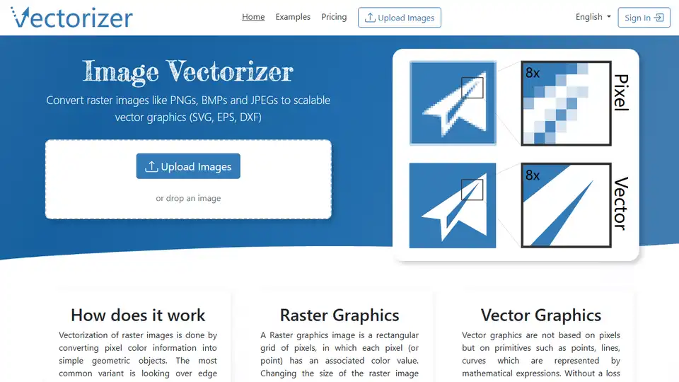 Online Image Vectorizer