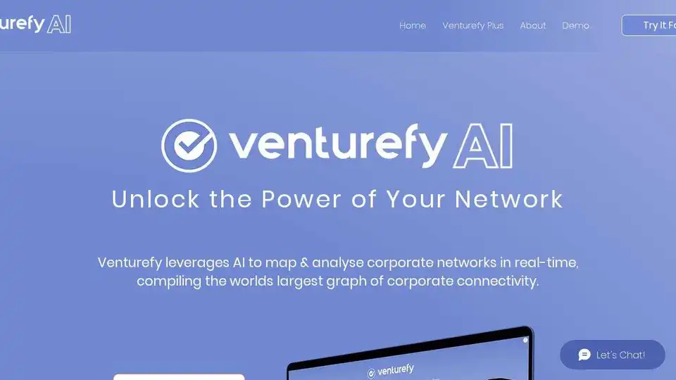 Venturefy is the 'blue check' for business; a cutting-edge platform that uniquely blends artificial intelligence and user-generated content to build the world's largest database of verified corporate relationships.