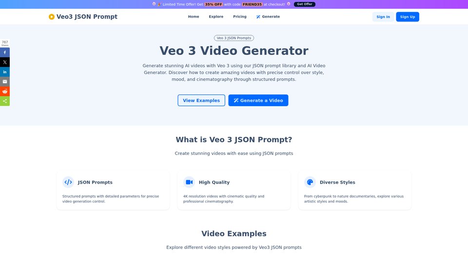 Veo3 JSON Prompt: 멋진 AI 비디오를 쉽게 생성하세요