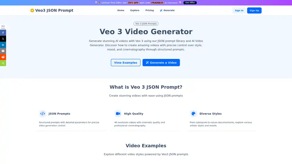 Veo3 JSON Prompt