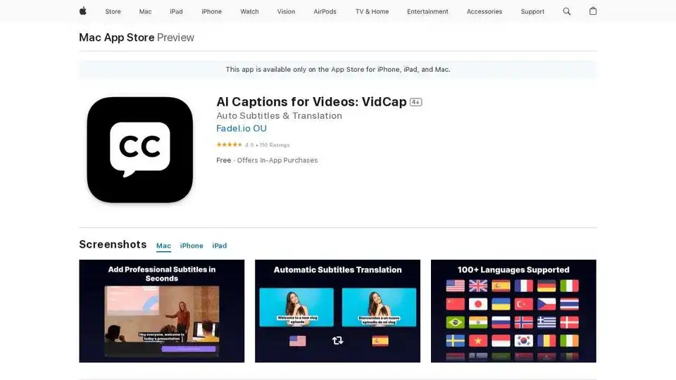 AI Captions for Videos: VidCap
