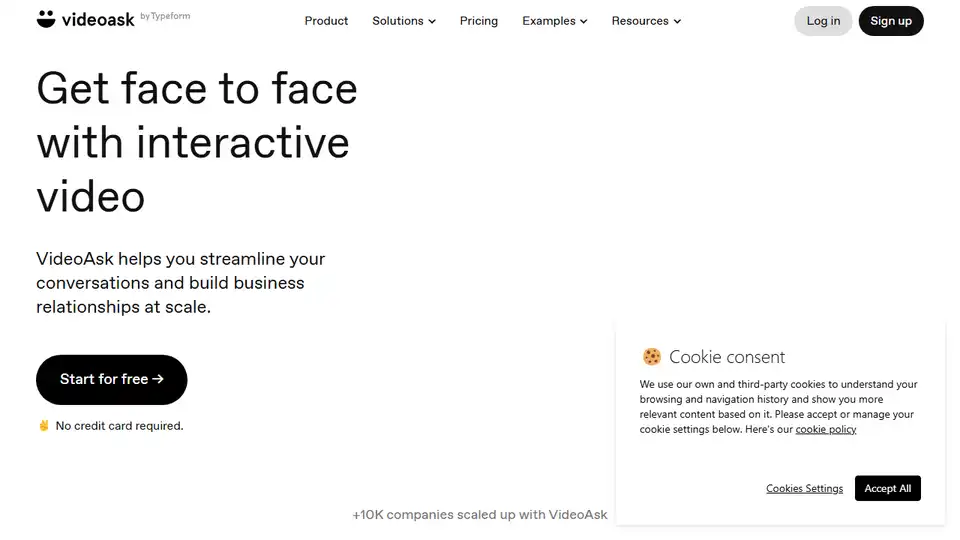 Enhance conversations with VideoAsk: video funnels, AI chatbots, multimedia messaging, & video forms to boost candidate & lead experience.