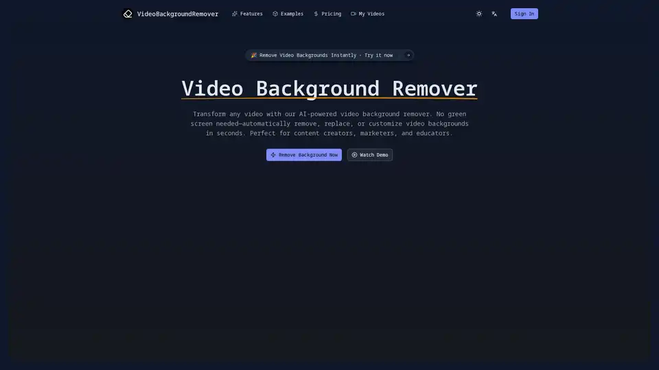 Video Background Remover