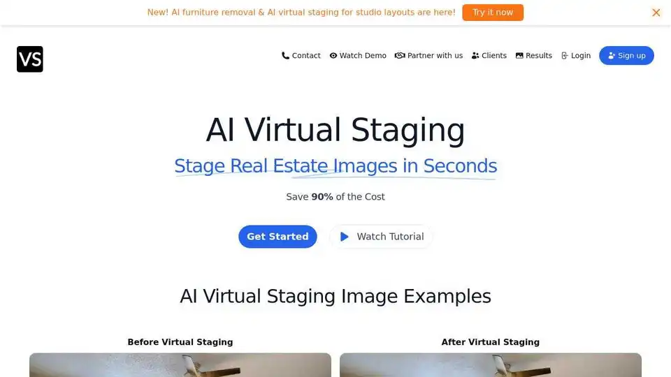 Virtual Staging AI