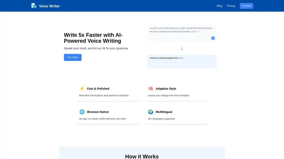 Voice Writer