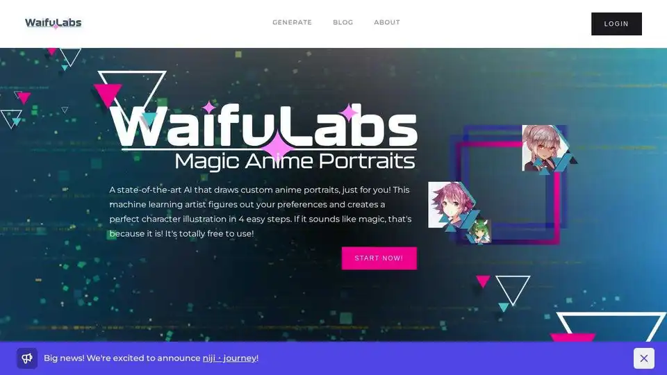 Waifu Labs uses AI to create custom anime portraits. Generate magical anime characters in 4 easy steps for free.