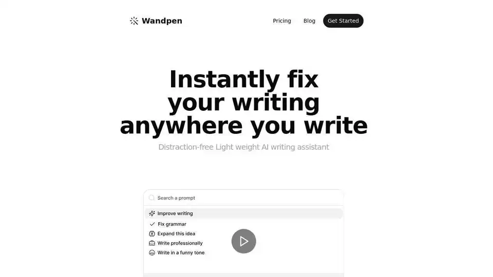 Wandpen
