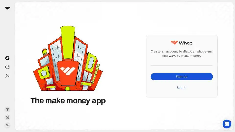 Whop es tu hogar en internet. Puedes descubrir comunidades interesantes, conocer gente guay y incluso iniciar un negocio.