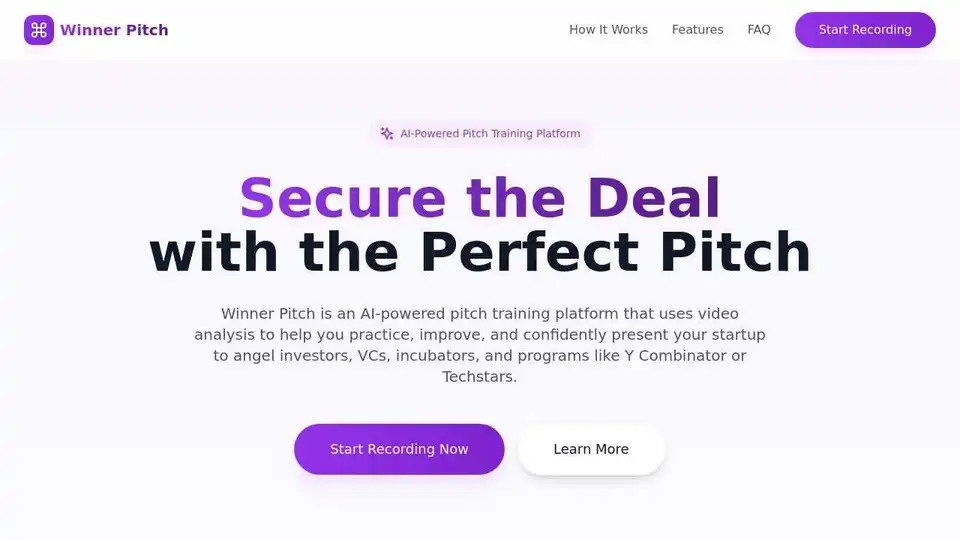 Winner Pitch