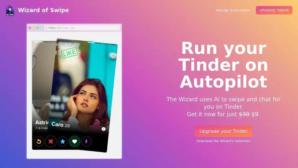 Autopilot for Tinder