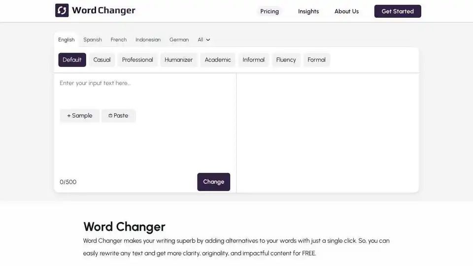 AI Word Changer
