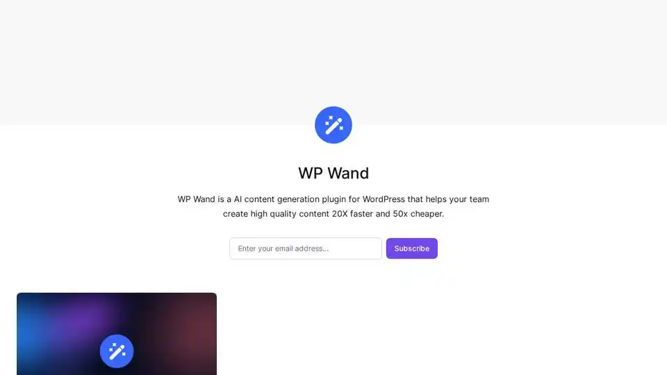 WP Wand