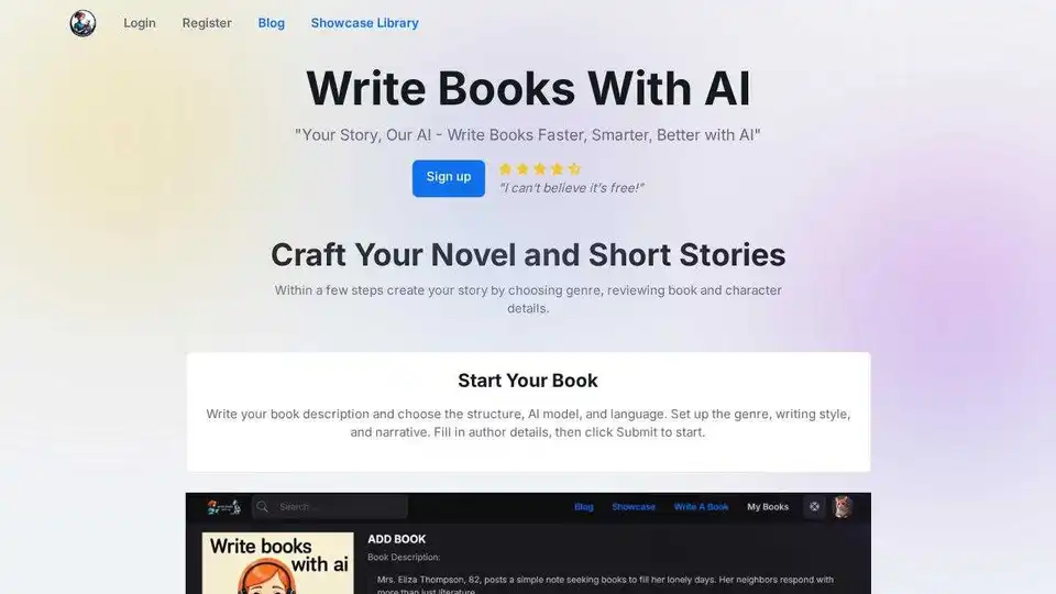 Write Books With AI