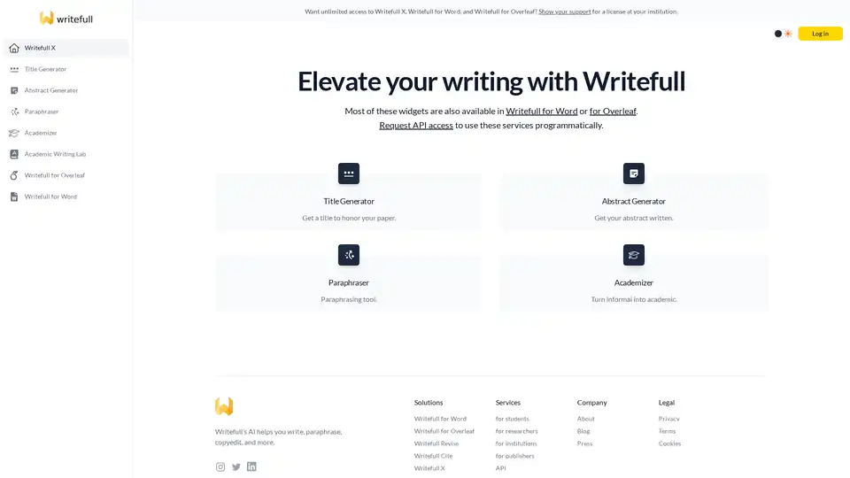 Writefull X