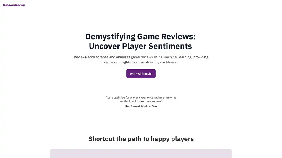 ReviewRecon