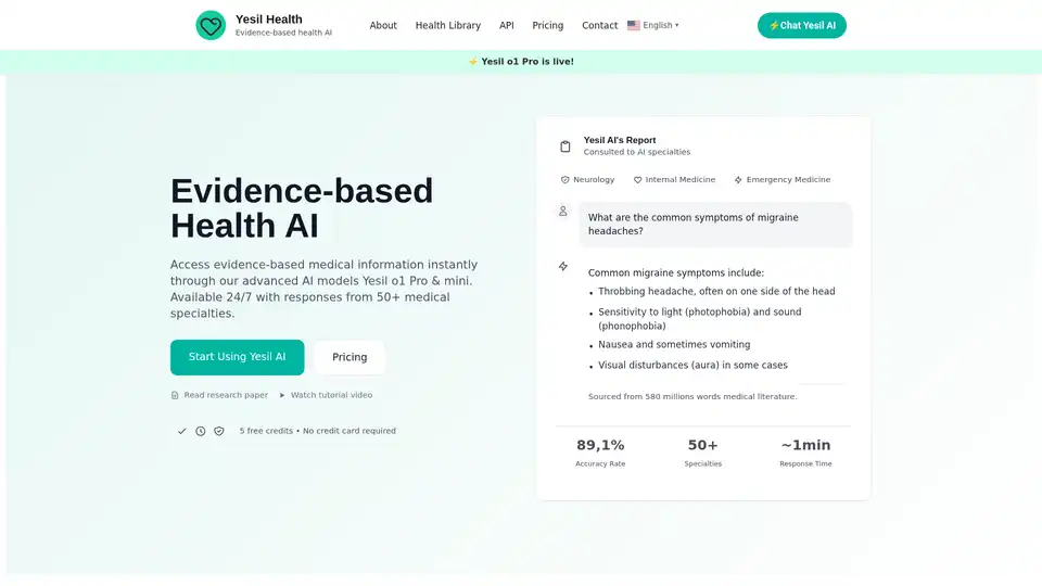 Yesil Health AI