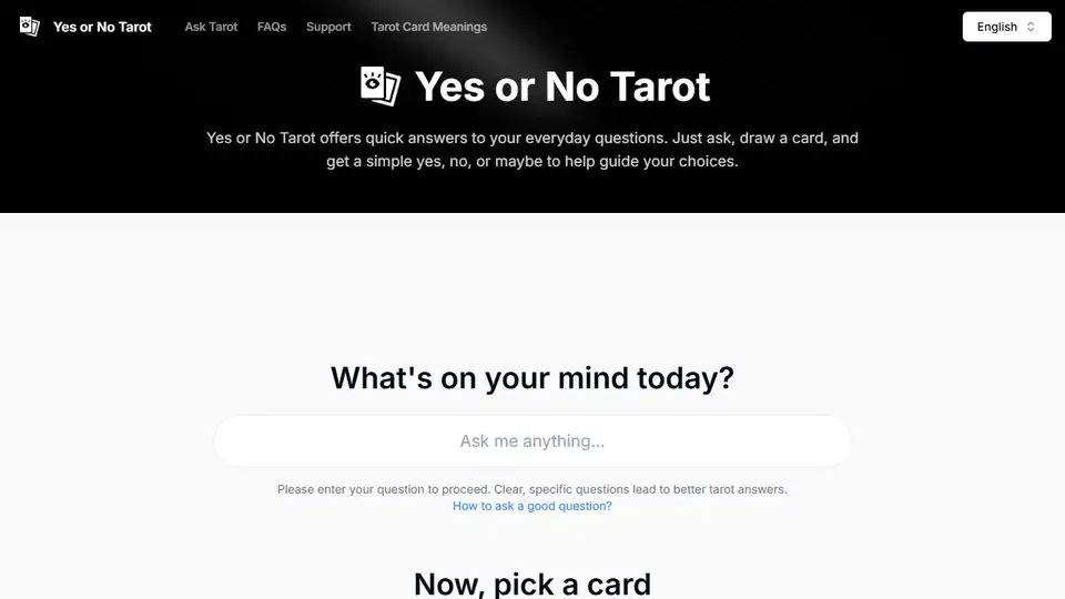 Yes or No Tarot