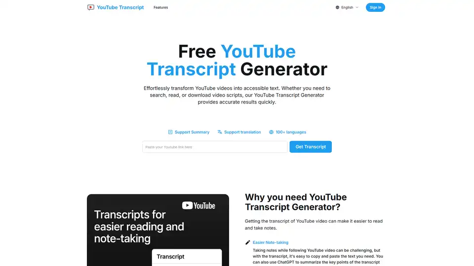 YouTube Transcript